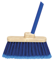 FLAGGED LOBBY BROOM W/ 48 IN HANDLE 12/CS